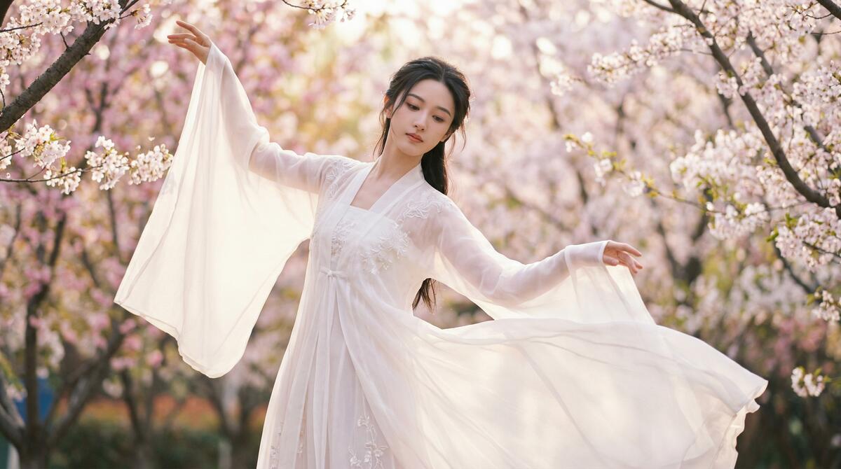 公园野战视频-樱花季唯美写真视频拍摄花絮